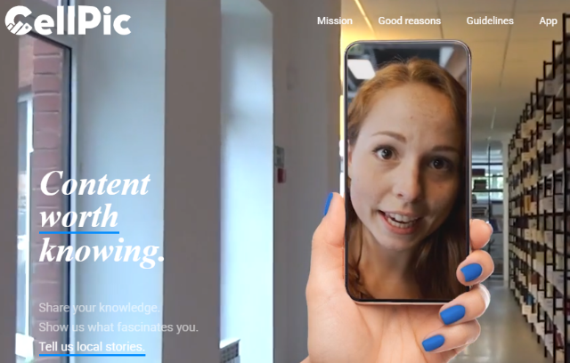 An image of the Cellpic Social Media Platform project.